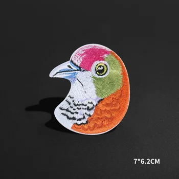 Renkli Kuşlar Balık Hayvan Ayı pençe Yama toptan bebek Giyim Yamalar Sırt Çantası Dekorasyon Aplike Küçük Demir on Patch