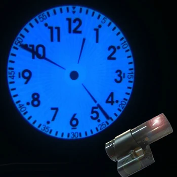 Uzaktan Kumanda ile ABD Plug Çok Fonksiyonlu LCD Projeksiyon Saati Zaman Renkli Ekran
