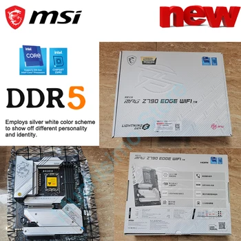 MSI MPG Z790 KENAR WIFI DDR5 Anakart Desteği LGA 1700 Intel Core 13th ve 12th Gen CPU Wı-Fı 6E PCIe 5.0 ATX OYUN Kartı