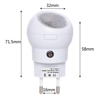 ıTimo kolaylık otomatik ışık sensörü atmosfer LED gece lambası 360 manuel rotasyon yatak odası lambası AB tak yenilik lamba