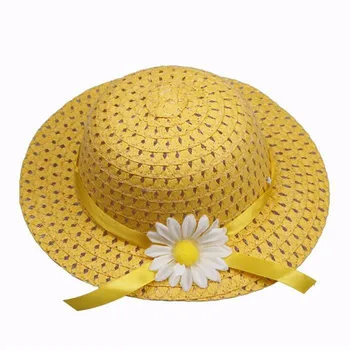 2 Adet 9 Renkler Prenses Yaz Nefes Şapka Çanta Açık Kamp Şemsiye Çiçek Saman plaj şapkaları Kap Çanta Takım Elbise