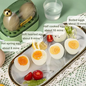 2 Yumurta Kazan Steamer yumurta pişiricisi Çok Fonksiyonlu Kahvaltı Makinesi Otomatik Kapanma Omlet Pişirme Araçları mutfak eşyası