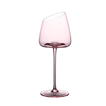 Seksi Pembe Şampanya şarap bardağı Renkli Şeffaf Kurşunsuz kokteyl bardakları Kristal Suyu İçme Bardağı