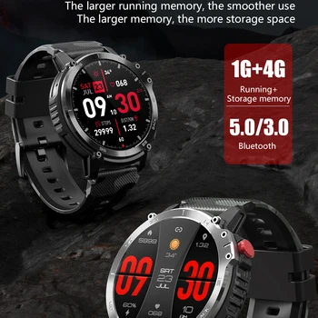 Yeni akıllı saat Erkekler 4G ROM 1G RAM bluetooth Çağrı 400mAh Spor Saatler IP68 Su Geçirmez C22 Smartwatch 2023 1.6 İnç 400 * 400 HD