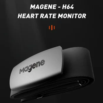 Magene Taşıyıcı H64 Çift Modlu ANT + ve Bluetooth 4.0 Kalp Hızı Sensörü göğüs kemeri Bilgisayar Bisiklet Wahoo Garmin Spor