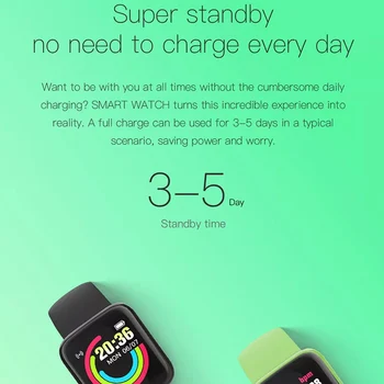 Y68 Akıllı İzle Kalp Hızı Kan Basıncı Kan Oksijen İzleme Çok Fonksiyonlu Hatırlatma Uyku İzleme smartwatch Xiaomi
