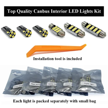 GBtunıng Canbus LED İç İşık Kiti Nissan Leaf İçin ZE0 ZE1 2010-2019 2020 Araba Tavan Haritası Okuma Odası Dome Gövde Ampul Lamba