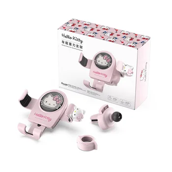 Kawaii Sanrio Aksesuarları araç içi telefon tutucu Hello Kittys Sevimli Güzellik Cep Telefonu Desteği Hava Çıkışı Evrensel Oyuncaklar Kızlar için Hediye
