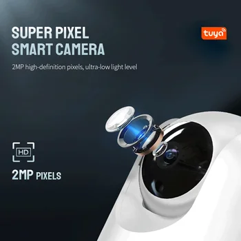 Kablosuz Kapalı PTZ Kamera 1080P HD Güvenlik Kamera WiFi bebek izleme monitörü AI Gerçek zamanlı İzleme Ev Alarm Sistemi Bulut Depolama