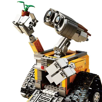 Uzay Walli Robot ile Uyumlu 21303 Bulmaca Monte Yapı Taşları Yaratıcı Modeli Çocuk erkek çocuk oyuncakları DIY Yeni Yıl Hediye Nokta