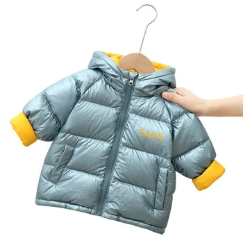 Kış 2022 Koreli Çocuklar Bebek Aşağı Parka Ceket Çocuk Giyim Kız Erkek Kirpi Giysileri Toddler Ceket Snowsuit Dış Palto