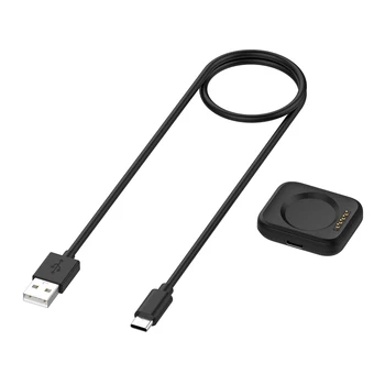 Smartwatch Şarj Güç Adaptörü Evrensel USB Manyetik kablosuz şarj standı için 1m Kablo ile OPPO İzle 2 42mm / 46mm