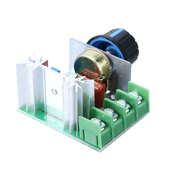 Elektrikli 50-220V AC 2000W Motor Dimmer SCR voltaj kontrolörü topuz anahtarı Hız Kontrol Aracı Stabilizatörler Termostatlar Mayitr