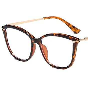 YENİ Moda Anti-mavi ışık gözlük Unisex kedi gözü optik gözlük Sadelik Gözlük Büyük boy Çerçeve gözlük gözlük