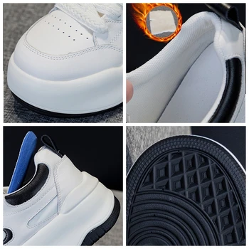 Fujin 6 cm Doğal Hakiki Deri Platformu Kama Rahat Moda Tıknaz Sneakers Bahar Femals Sonbahar Moccasins Vulkanize Ayakkabı