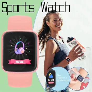 D20S akıllı bluetooth saat Spor İzci Kalp Hızı Kan Basıncı Monitörü Su Geçirmez Spor Bilezik Android IOS İçin