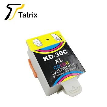 Tatrix 2 Takım KD30 İçin uyumlu Kodak 30XL 30 Mürekkep Kartuşu 30 XL için 30XL Yazıcılar ESP C315 C310 C110 C115 Hero