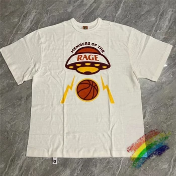 2022ss İnsan Yapımı T-Shirt Erkekler Kadınlar 1: 1 En Kaliteli Basketbol Baskı En Tees Büyük Boy T Shirt