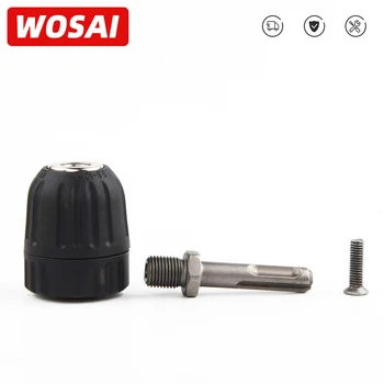 WOSAI Elektrikli Çekiç Dönüştürmek Elektrikli matkap Adaptörü 0.8-10mm Matkap chuck İki çukurları ve iki yuva SDS