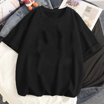 2023 Yaz Kadın T-shirt Moda Streetwear Kısa Kollu T Gömlek Harajuku Malzeme Retro Kayısı Mantar Y2k Giysileri Tees Tops