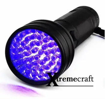 5 Parça Xtremecraft 51 UV LED Akrep Dedektörü Hunter bulucu Ultra Violet Blacklight El Feneri Torch ışık lambası AA 395nm 5 W