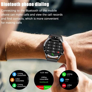 LIGE Yeni Erkekler akıllı saat Kalp hızı Kan basıncı IP68 su geçirmez spor Spor izle Lüks akıllı saat erkek ıOS Android için