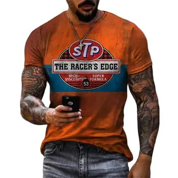 2022 Yağ STP T-shirt Erkekler İçin 3d Baskı STP Kısa Kollu Üstleri erkek T Shirt Vintage Giyim Büyük Boy Tees Gömlek Erkek Giysileri Y2k