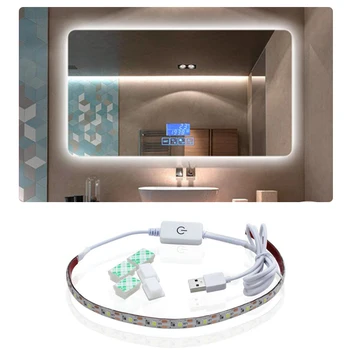 12V 24V led ışık Oda için 2835 dokunmatik Dimmer anahtarı LED şerit ışık su geçirmez esnek ışık şeridi yatak odası dekorasyon Luces Led