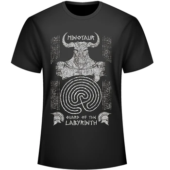 Labirentin Muhafızı Minotaur Yunan Mitleri Tema Premium Tişört. Yaz Pamuk Kısa Kollu O-Boyun Erkek T Shirt Yeni S-3XL