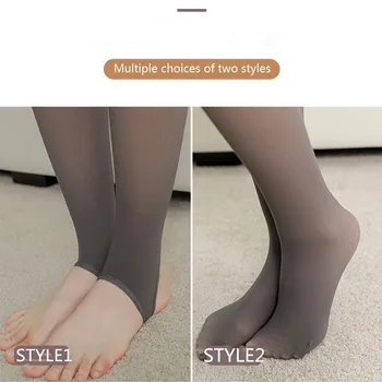 Kadın sıcak tayt kış tayt Seksi Bayanlar Tayt saydam sahte Sıcak Yüksek Elastik Külotlu Sıkı Yumuşak Uzun çorap