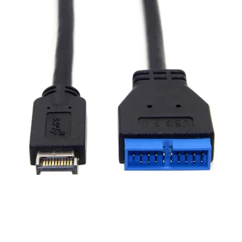 USB 3.1 Ön Panel Başlığı USB 3.0 20pin Başlık Uzatma Kablosu 20cm ASUS Anakart için